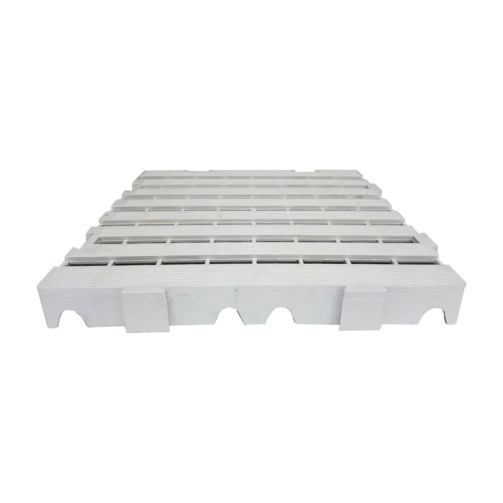 4pcs Pallet Palete Estrado Plástico 50x50cm Branco ou preto estrados plásticos