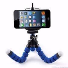 Kit 3 suporte tripé para celular articulável suporte de mesa para celular.