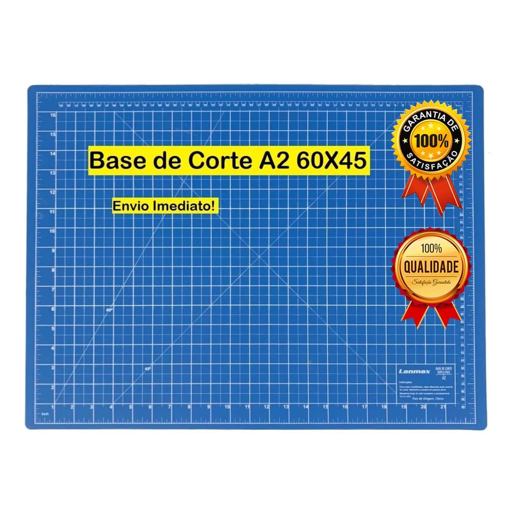 Base De Corte Dupla Face 60X45 A2 Patchwork Scrapbook Artesanato corte e costura lanmax melhor qualidade