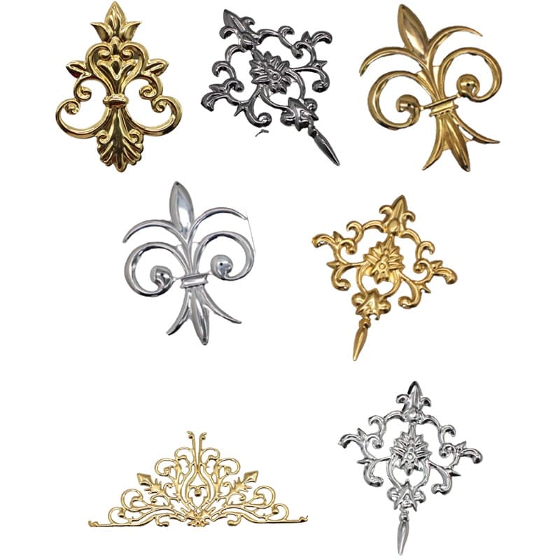 Aconchegante Elegante Liga Pingente Estilo Barroco Headwear Decorativo Para Coroa Jóias Casamento Decoração