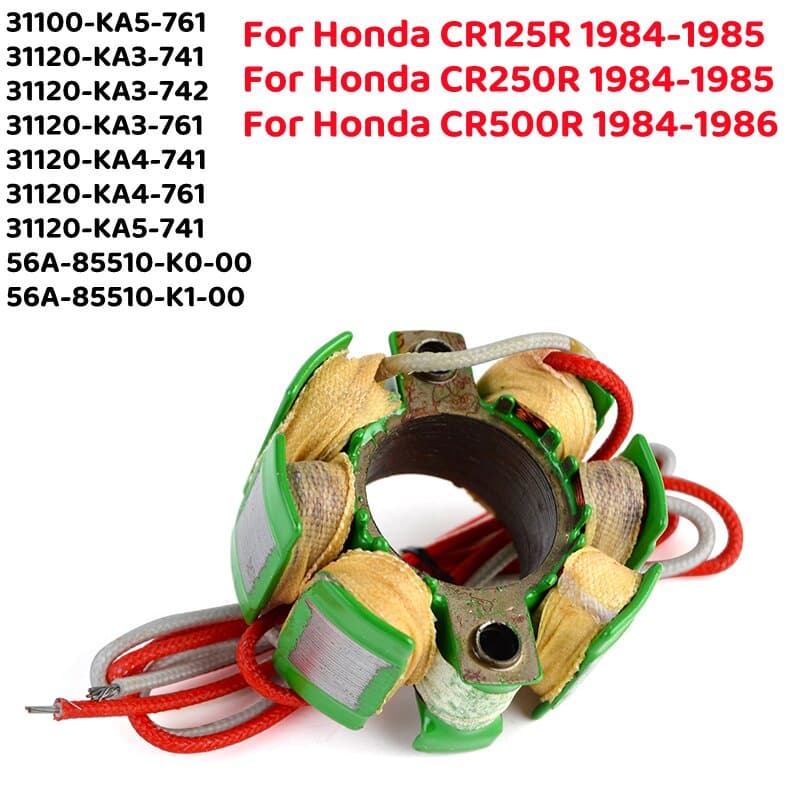Bobina De Estator Para Honda CR125R CR250R CR500R 1984 1985 CR 125R 125 R 250R 500R 31100-KA5-761 31120-KA3-741 761