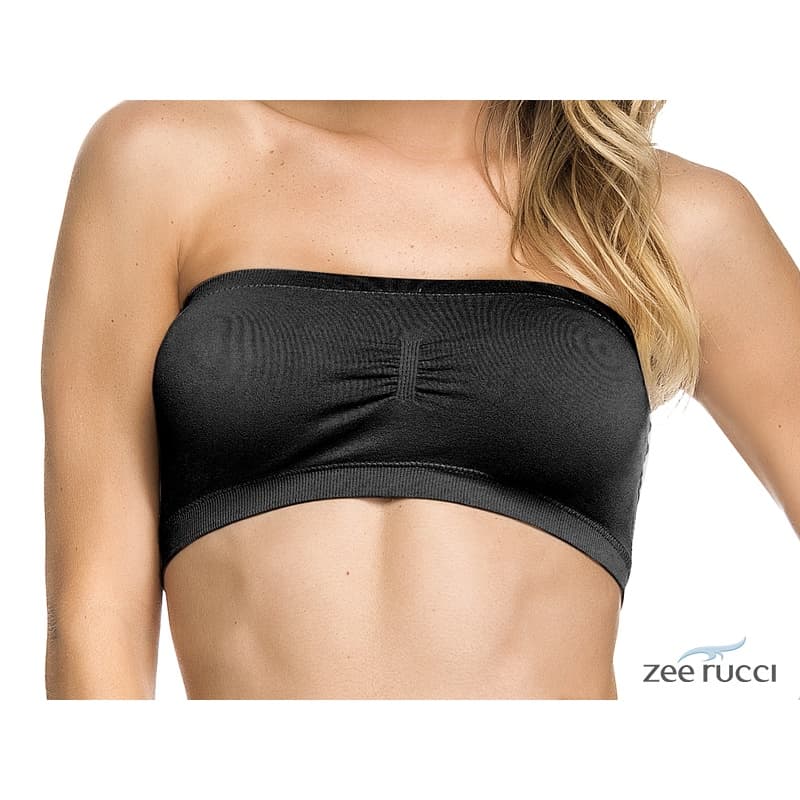 Top Faixa Com Bojo Removível Sem Costura Zee Rucci Super Confortável