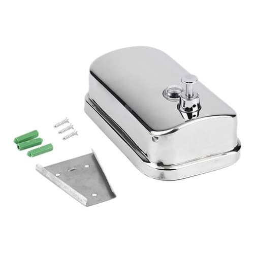 Dosador Inox Porta Sabonete Detergente Líquido De Parede