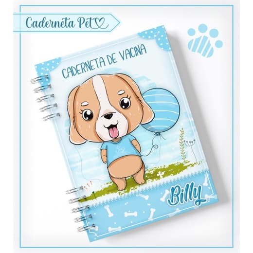 Carterinha de vacina pet  ou Caderneta de Vacina pets.