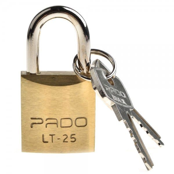 Cadeado em Latão LT-25mm Pado