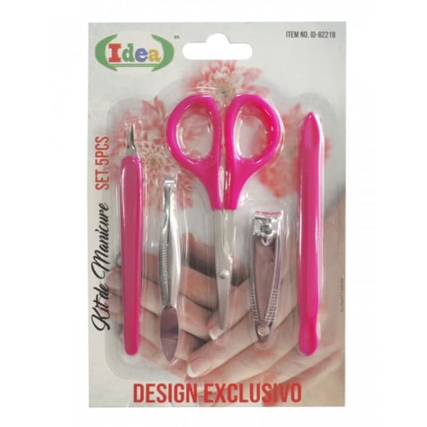 Kit de Manicure - Com 5 Peças - Idea