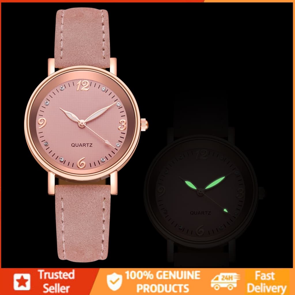Relógio De Pulso Feminino Com Pulseira De Rede Vermelha