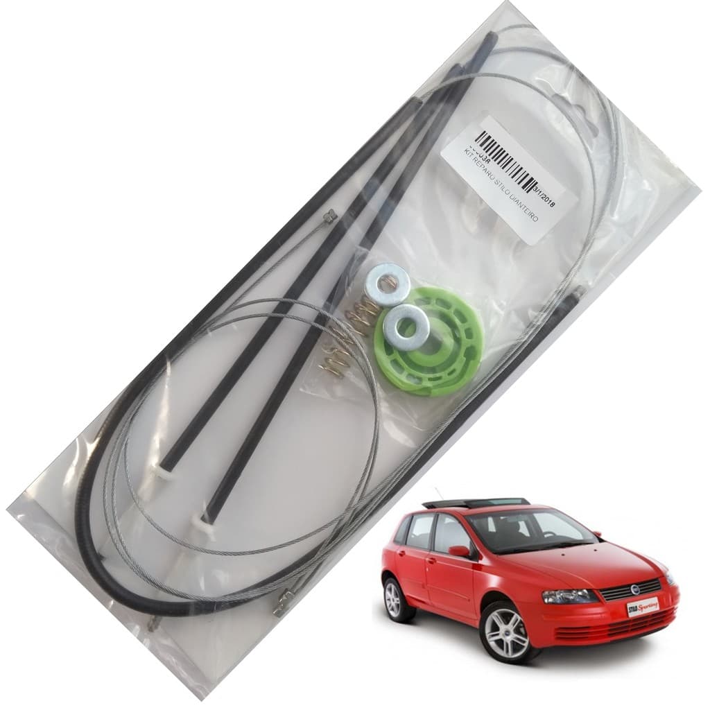 Kit Reparo Maquina Vidro Elétrico - Fiat Stilo 4p Dianteiro