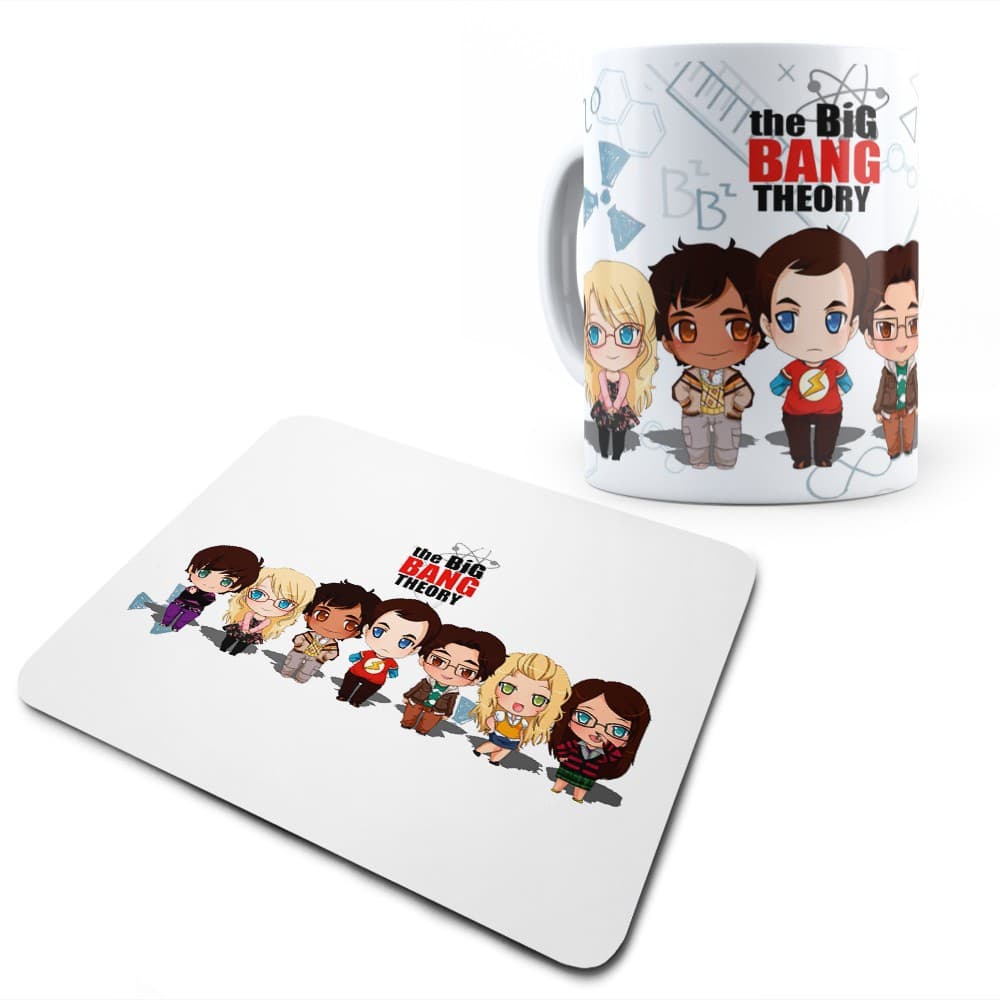 Kit 1 Caneca e 1 Mouse Pad The Big Bang Theory