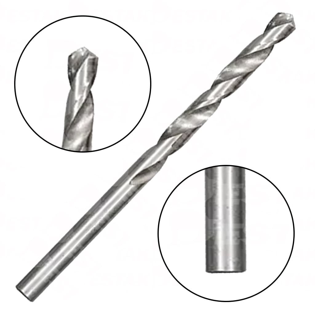 Jogo de Brocas 10 Unidades Broca Aço Polido Metal 1mm A 6,5mm Mtx
