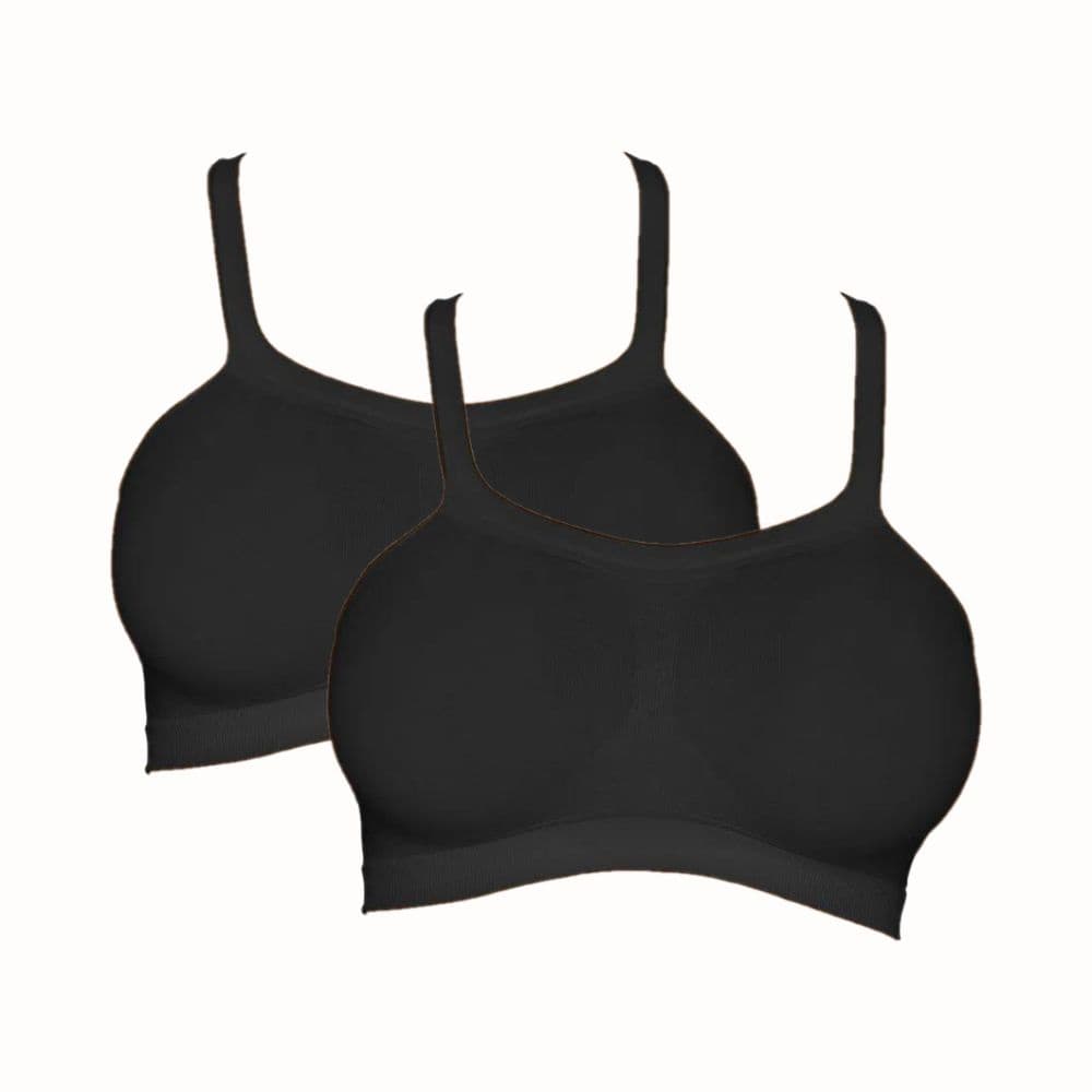 2 Tops Bandini Hanes Versatil Feminino Sem Costura Sem Bojo