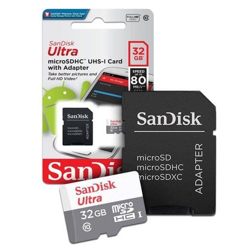 Cartao Memoria Sandisk 32gb Micro Sd Ultra classe 10 Original Box