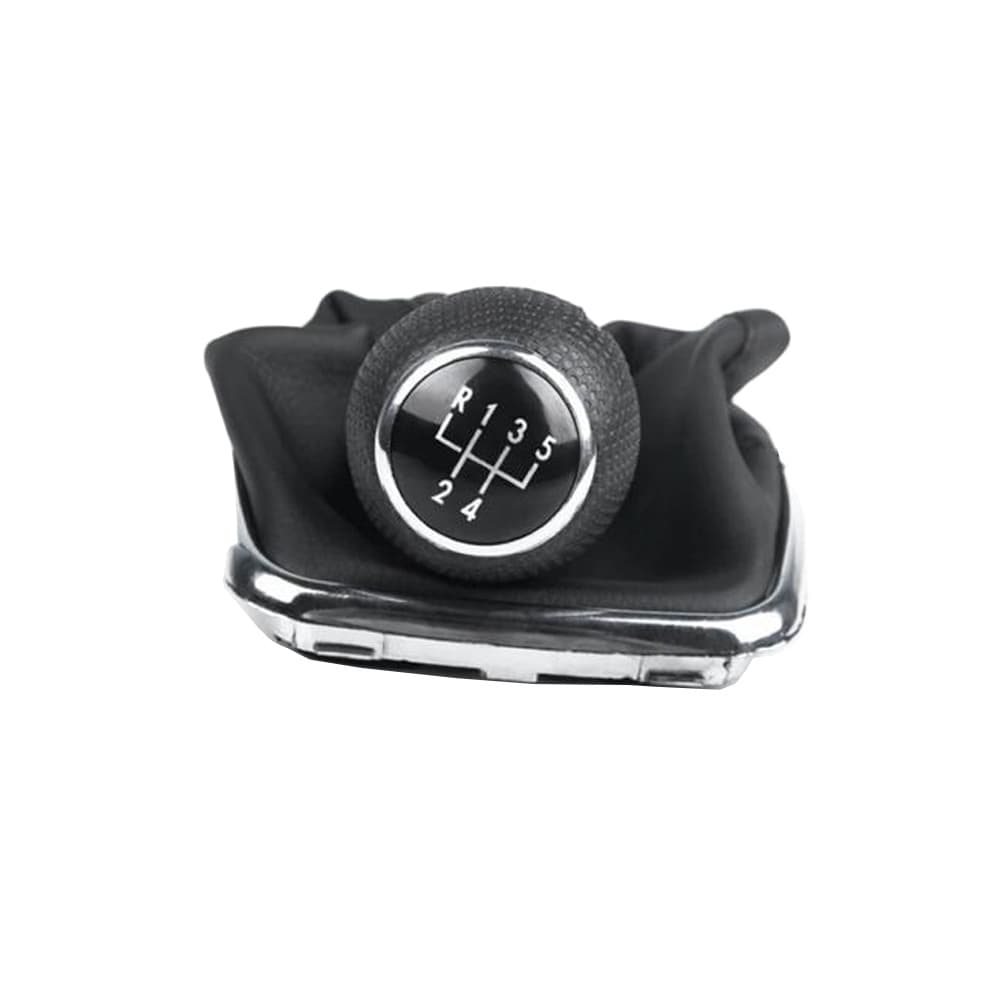 Coifa Manopla Bola De Cambio Acessorios VW MK4 Golf Sapao1999 a 2014 Bora 1999 a 2004 Com Aro Cromado