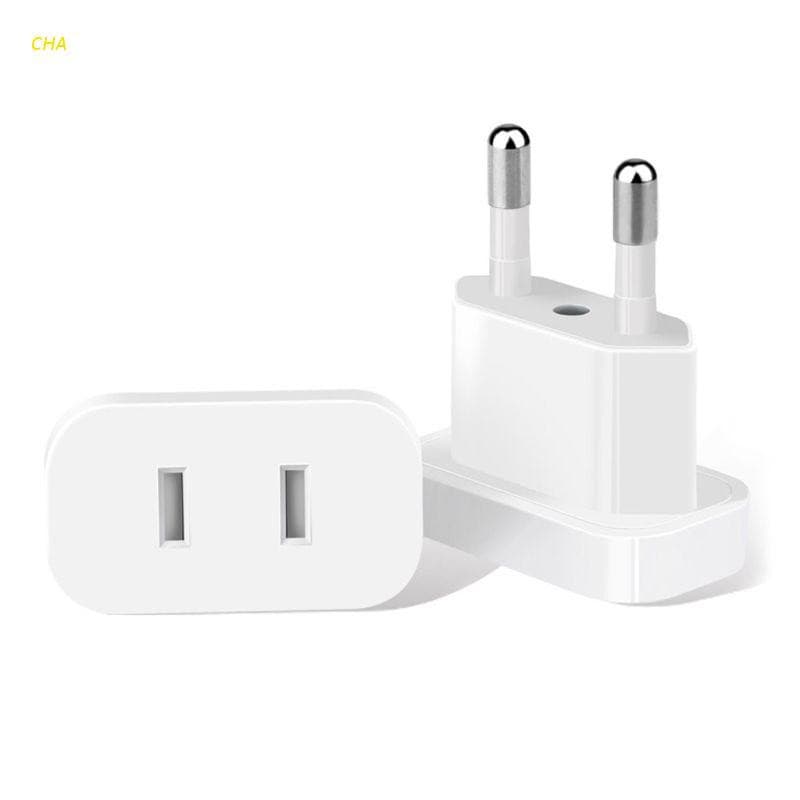 Adaptador Tomada Viagem Para Carregador US Cha 4 Mm Regulação Europeia Da Europa