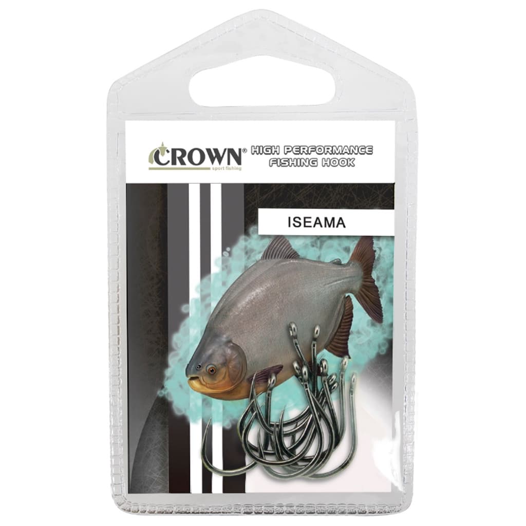 Anzol Crown Iseama Black Número 13 com 10 Unidades