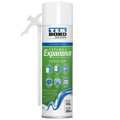 Espuma Expansiva De Poliuretano Tekbond Multiuso 500Ml / 320G