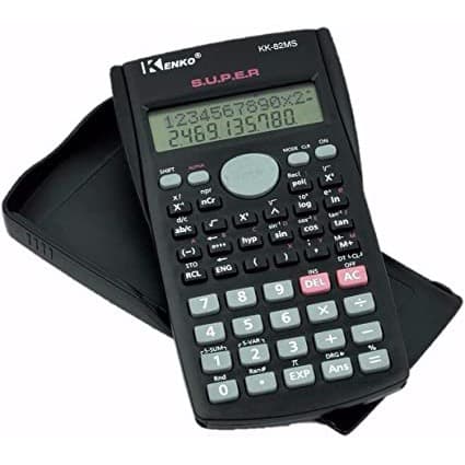 Calculadora Científica Kenko Kk82ms 240 Funções C/ Capa