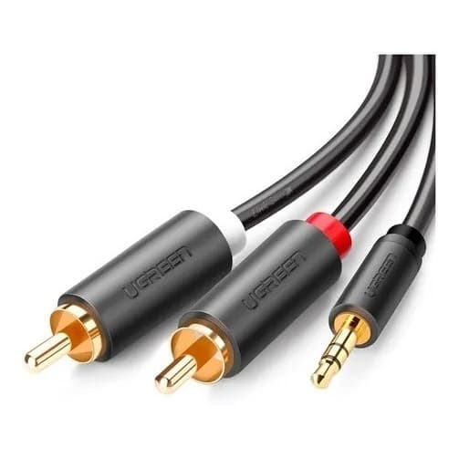 Ugreen - Cabo P2 X 2x Rca Blindagem Profissional - Selecione o tamanho c/ nfe
