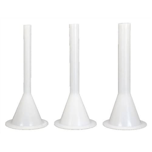 Funil Para Maquina De Moer Carne Boca 10 Kit Com 3 Unidades