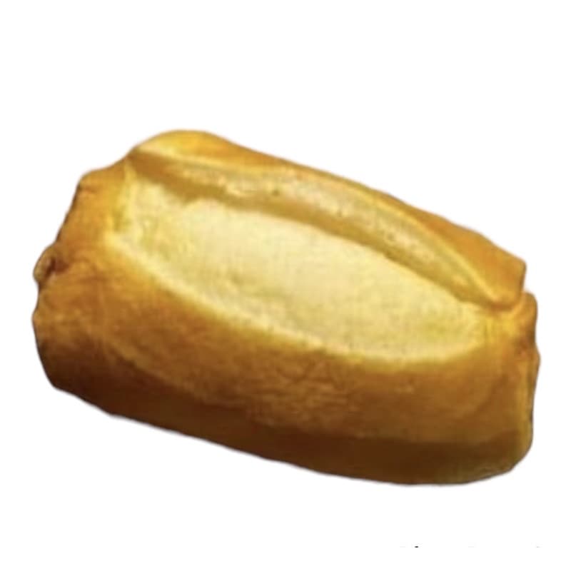 pão mini francês 6cm artificial santa ceia decorativo