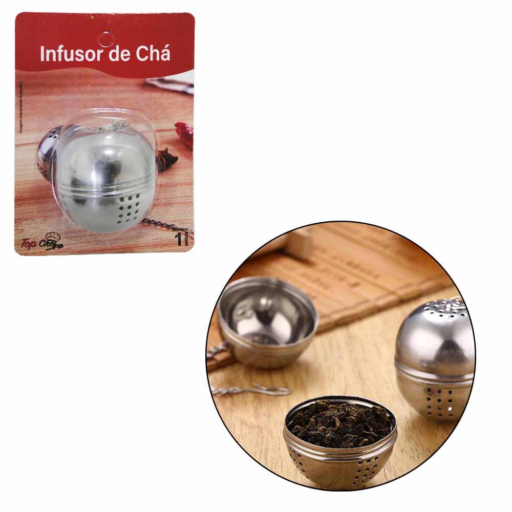 Infusor Coador De Cha De Inox