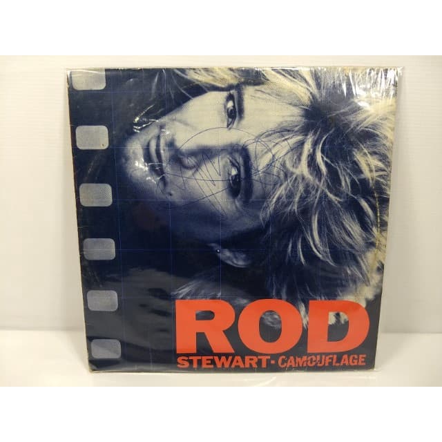 Lp Rod Stewart - Camouflage Vintage Disco Retro Raro Vinil ok