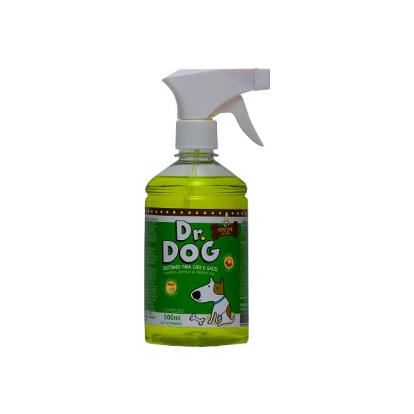 Perfume  Cães e Gatos filhote pet banho tosa alta fixacao 500 mL Dr. Dog