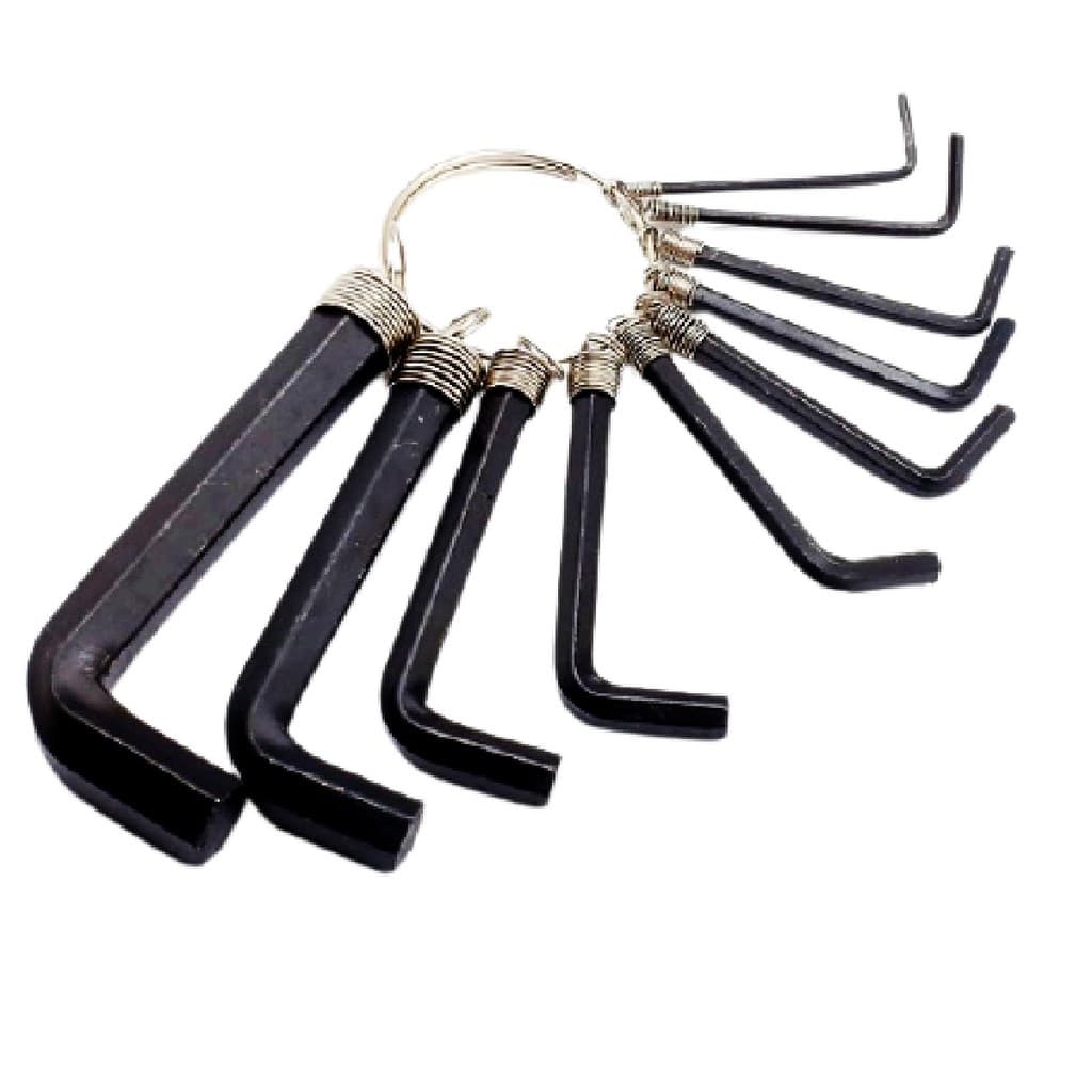 Jogo Chave Allen Kit C/10 Peças de 1,5 A 10mm Hexagonal