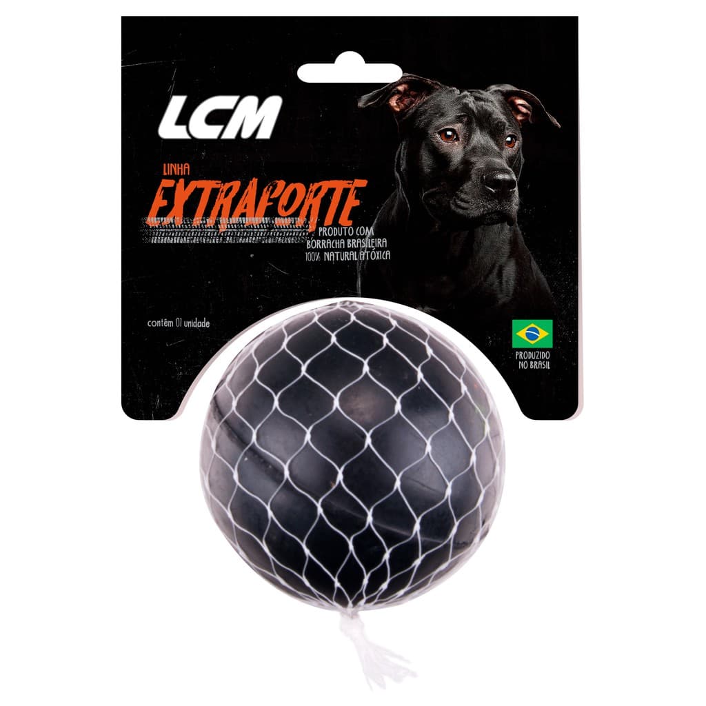 Brinquedo Para Cães Bola Grande Maciça Extra Forte Lcm
