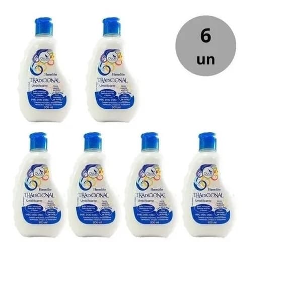 Umidificante Hummidus 6un Kit Creme Tradicional 500ml