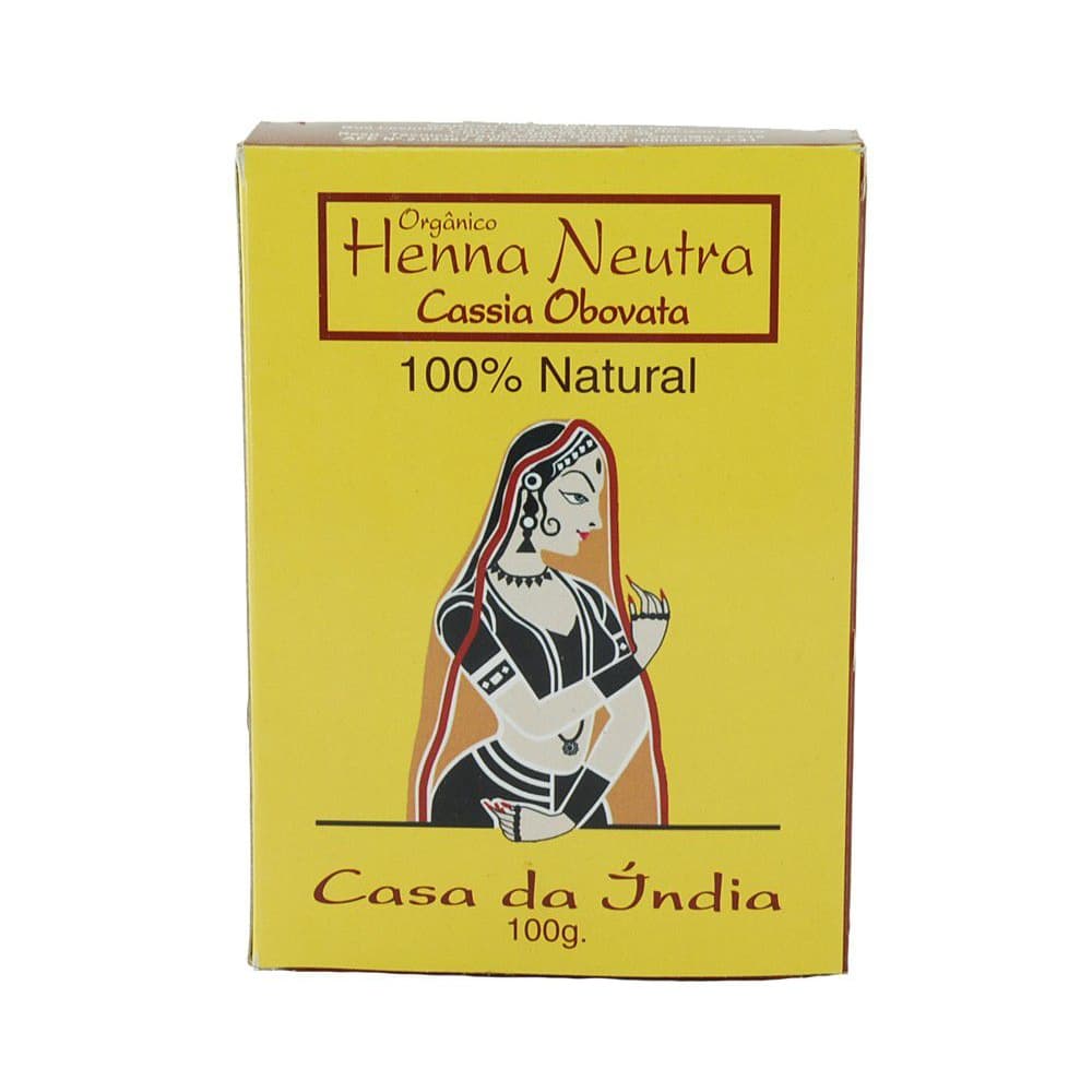 Henna Cassia Obvata- Henna Neutra 100 Gramas cx