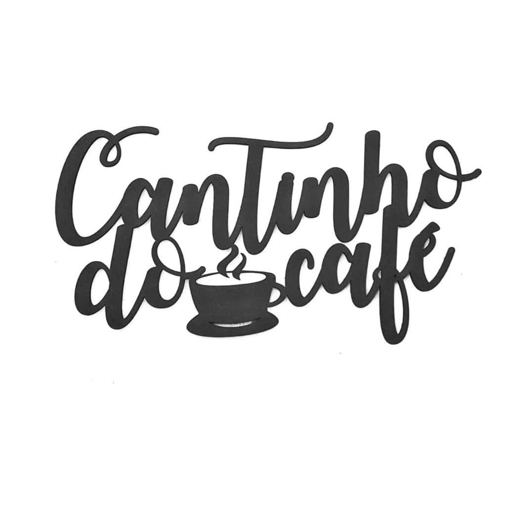 Placa Decorativa Cantinho Do Café Cafe Decoração  Mdf