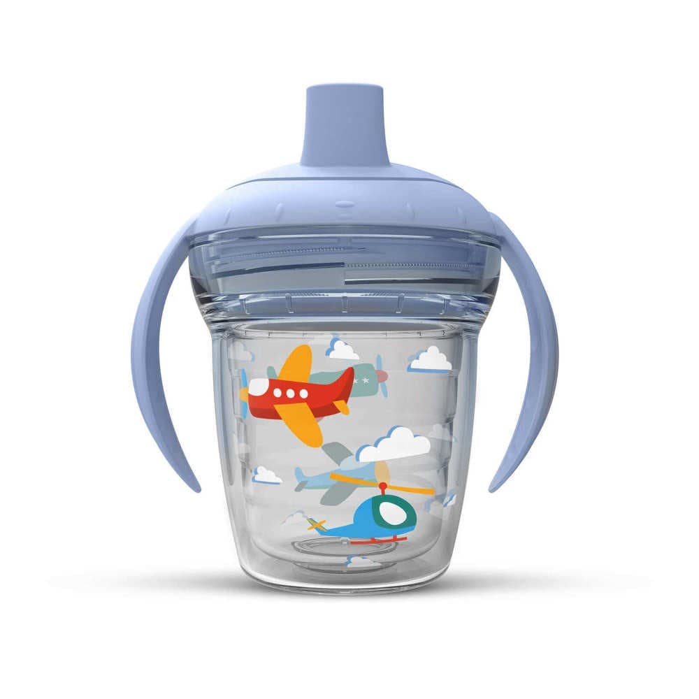 Copo Infantil com Válvula Anti-Engasgo 170 Ml - Aviões e Helicópteros  - Helsim