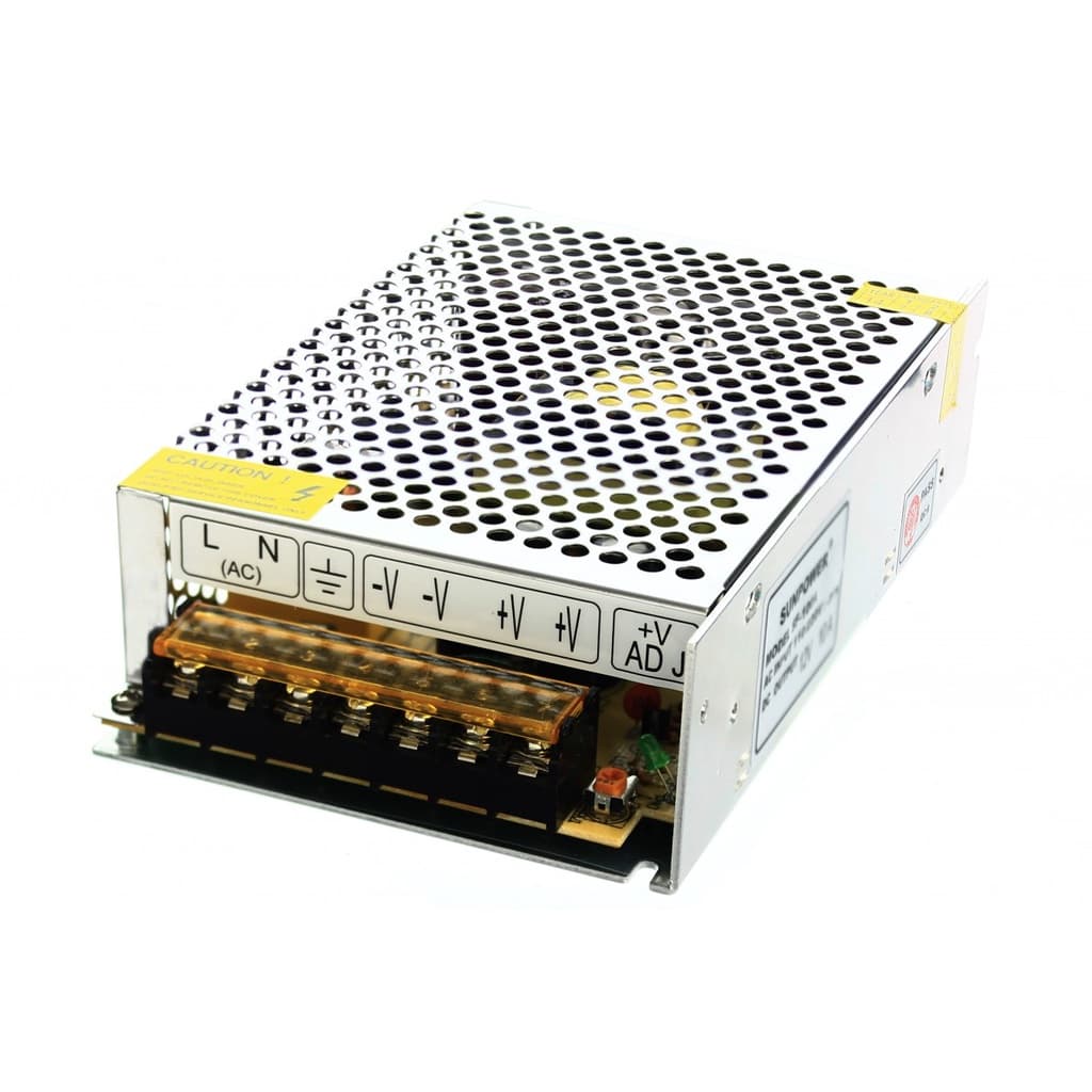 Fonte Chaveada 10a 12v Bivolt Para Câmera Fita de LED E Som XLX