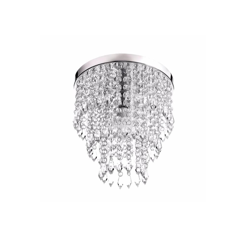 Lustre Torre De Acrílico Para Quarto, Sala Com Base Redonda de Inox Espelhado