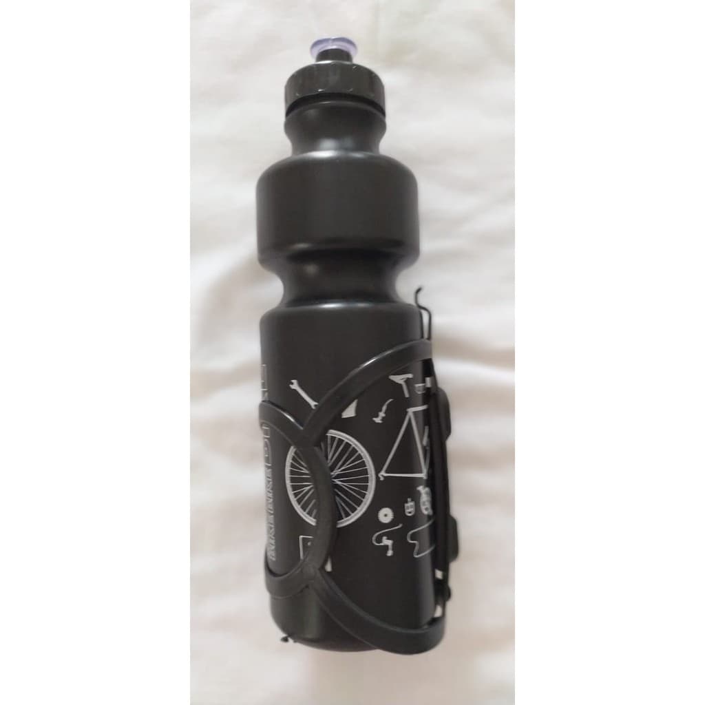 Suporte De Garrafinha Bicicleta + Caramanhola 750ml Bike