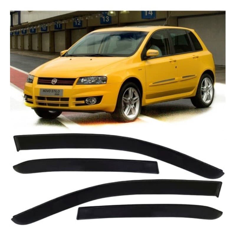 Calha De Chuva / Defletor  4pts Stilo 2003 Ate 2010 50022a