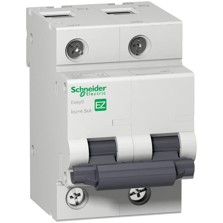 Disjuntor Easy9 2p 70a Curva C 4.5ka 230 Easy9 Schneider