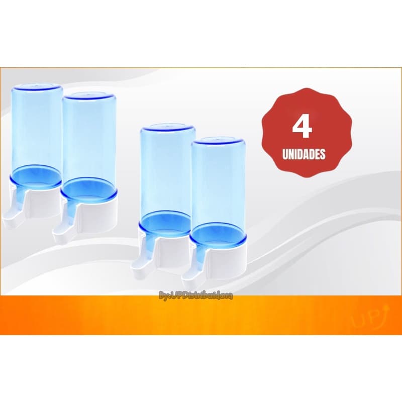 4 Unidades Bebedouro Plastico Italiano Passaros e aves diversas