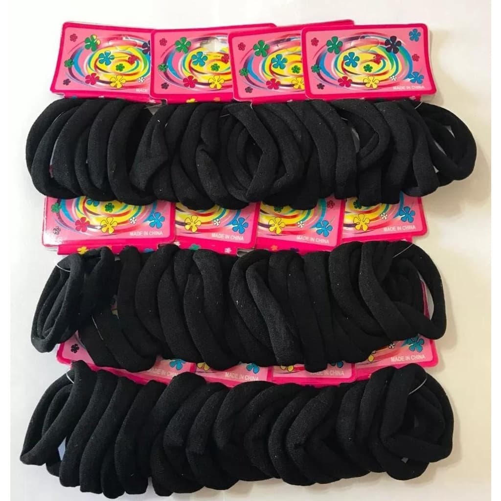 Elástico De Cabelo Rabicó Xuxinha Tipo Meia Pacote 72 Peças