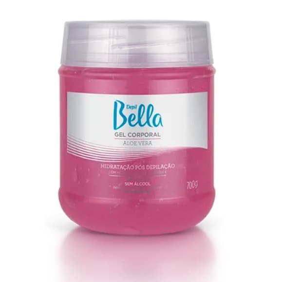 🌿 Gel Pós-Depilação Depil Bella Aloe Vera 700g – Hidrata, Acalma e Regenera 🌿