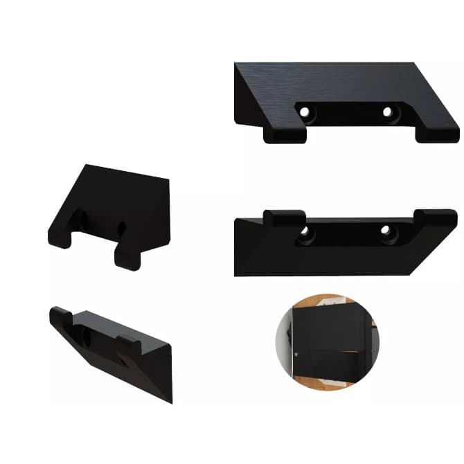 Suporte Parede Vertical Playstation 4 Slim E Fat + Parafusos