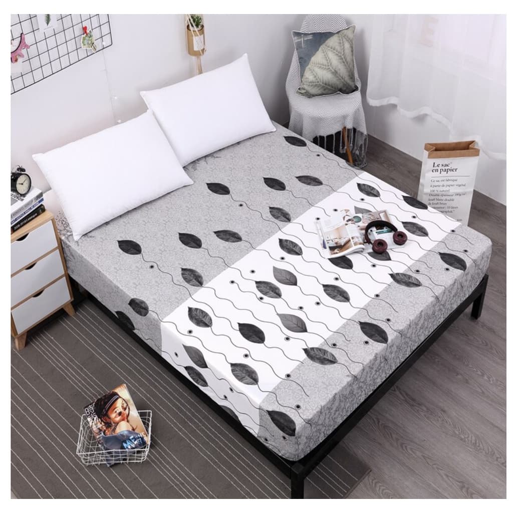Kit 2 Lençois Queen Avulso com elástico Virol Casal Micropercal Estampado