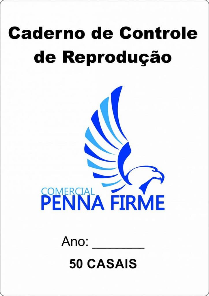 Caderno de Controle de Reprodução - 20/50/100 Casais