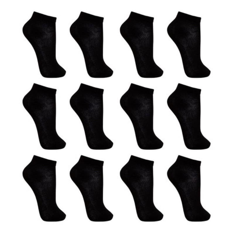 Duas meias esportivas coloridas  Kit 12 Pares Meias Masculina Soquete Cano Curto Preto 38 Ao 44 Envio Expresso o Qualidade Preta