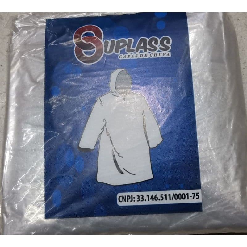 KIT 20/10/5 Capa De Chuva transparente Tamanho único