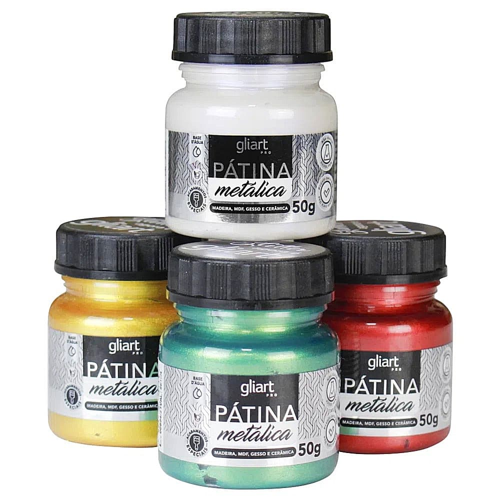 Pátina Cera Metálica 50g - Gliart