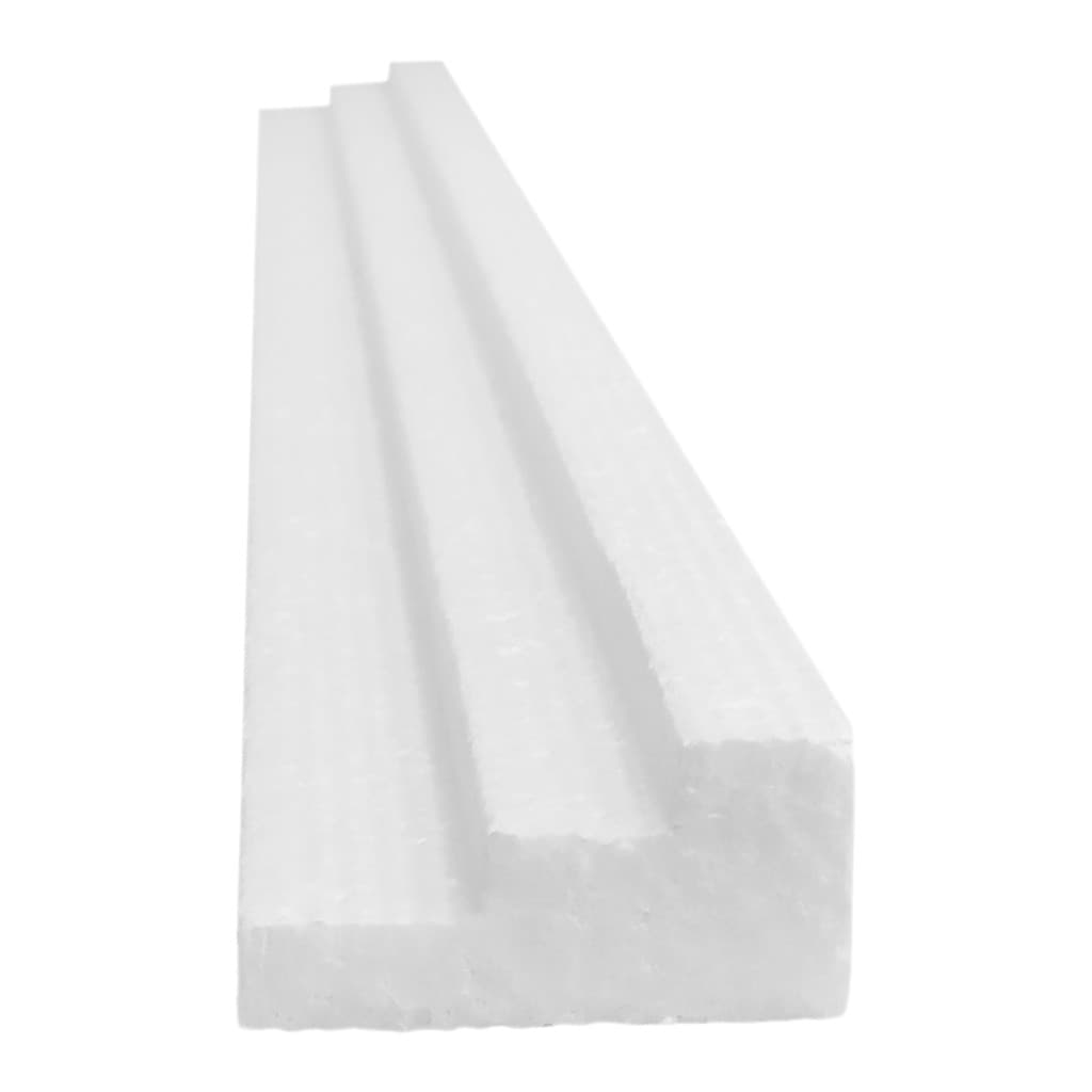 Moldura roda teto em isopor 7cm - sanca decoração - kit com 12 metros - Hobbyart Molduras - KUAD 7 2D