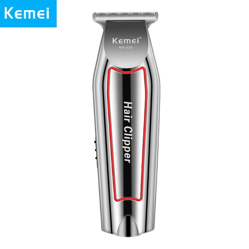 Máquina Cortar Kemei Acabamento Profissional Sem Fio Km-032