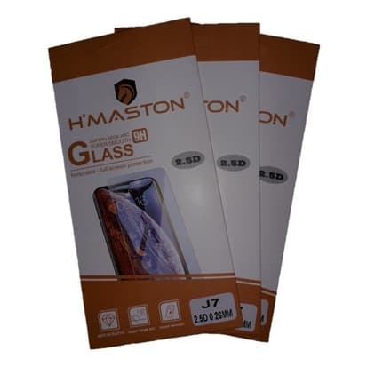 Kit Com 3 Película Celular Smart Vidro Temperado Samsung J7